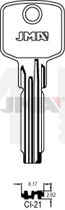 JMA CI-21 Specijalan ključ (Silca CS144 / Errebi C24)