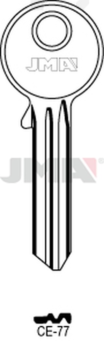 JMA CE-77 Cilindričan ključ (Silca CE22-15 / Errebi CEE15L)