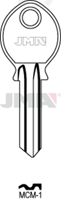 JMA MCM-1 Cilindričan ključ (Silca MC1R / Errebi MD8S)