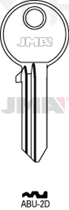 JMA ABU-2D Cilindričan ključ (Silca AB10  / Errebi AU7 )