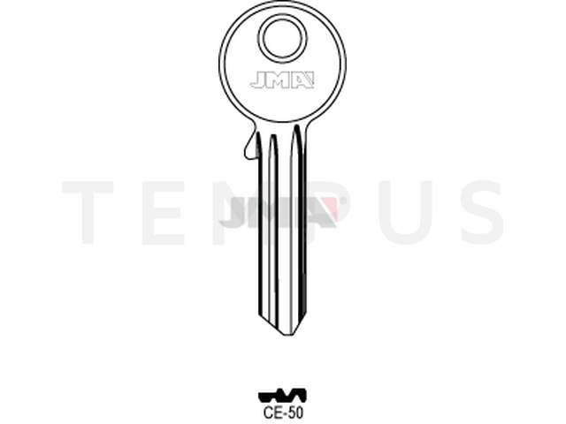 CE-50 Specijalan ključ (Silca CE22-16 / Errebi CEE16L) 12680