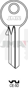 JMA CE-5D Cilindričan ključ (Silca CE2 / Errebi CE5D)