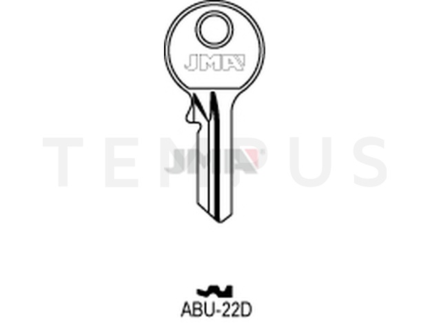 ABU-22D Cilindričan ključ (Silca AB51  / Errebi AU60 )