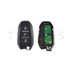 EL PEUGEOT 17 A - Peugeot AES handsfree smart daljinac 3 tastera - FAR, aftermarket, A3M15 A3M05 A3M65, Hitag AES 433MHz CIT-1 / VA2 21292