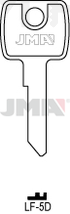 JMA LF-5D Cilindričan ključ (Silca LF11R / Errebi LF24)