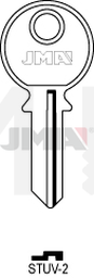 JMA STUV-2 Cilindričan ključ (Silca SV7 / Errebi SV14)