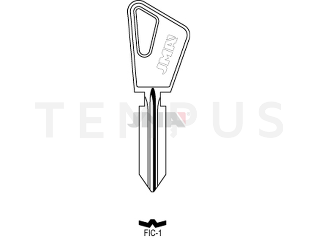 FIC-1 Specijalan ključ (Silca FT4 / Errebi FC5) 13052