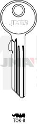 JMA TOK-8 Cilindričan ključ (Silca TO8X13 / Errebi TKX13)