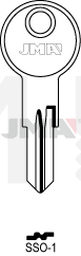 JMA SSO-1 Cilindričan ključ (Silca ED2 / Errebi SSO1)