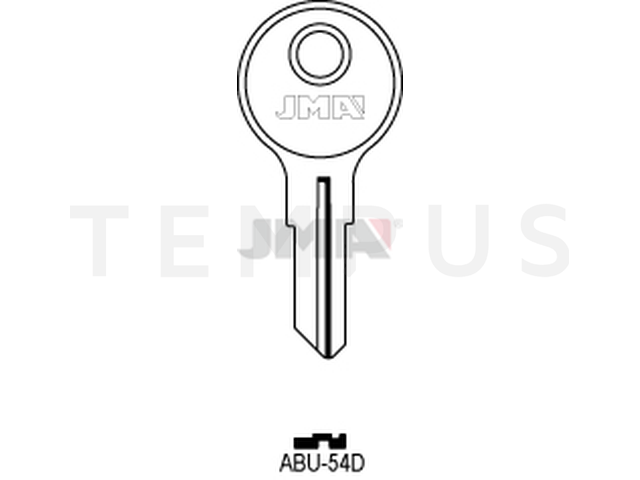 ABU-54D Cilindričan ključ (Silca AB35 / Errebi AU81) 12487