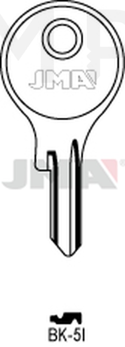 JMA BK-5I Cilindričan ključ (Silca BK8R)