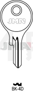 JMA BK-4D Cilindričan ključ (Silca BK4 / Errebi KS3X)