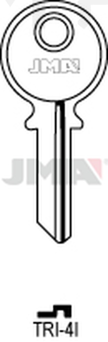 JMA TRI-4I Cilindričan ključ (Silca TL10R / Errebi TR10)