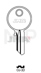 JMA OJ-3D Cilindričan ključ (Silca OJ1 / Errebi OJ3)