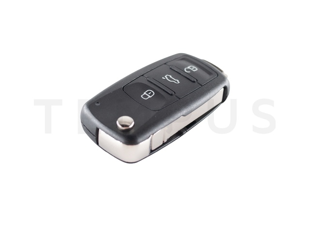 EL VW 02 A - VW daljinac 3 tastera KEYLESS 5K0 837 202 AJ, aftermarket, ID48 433MHz 21567