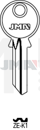 JMA ZE-K1 Cilindričan ključ (Silca ZE3 / Errebi ZE5PD)