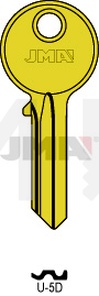 JMA U-5D ORO Cilindričan ključ (Silca UL050 / Errebi U5D, UC5D)