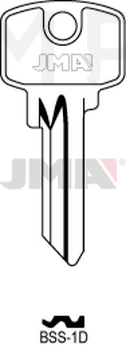 JMA BSS-1D Cilindričan ključ (Silca BS2 / Errebi BN5D)