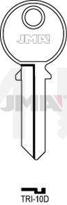 JMA TRI-10D Cilindričan ključ (Silca TL2 / Errebi TR5R)