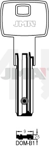 JMA DOM-B1 Specijalan ključ (Silca DM139 / Errebi DM75LB)