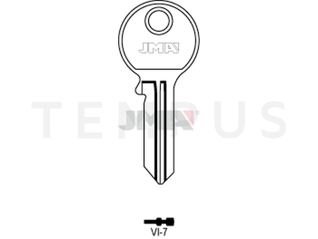 VI-7 Cilindričan ključ (Silca VI13 / Errebi V14) 14055