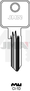 JMA CI-1D Cilindričan ključ (Silca CS17  / Errebi C17)