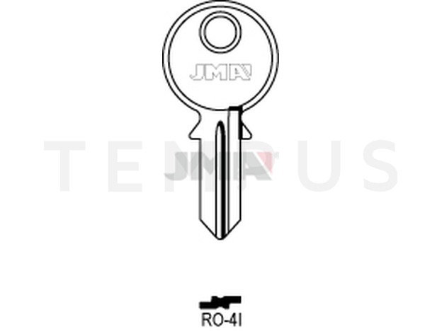 RO-4I Cilindričan ključ (Silca RO5R / Errebi R5) 13646