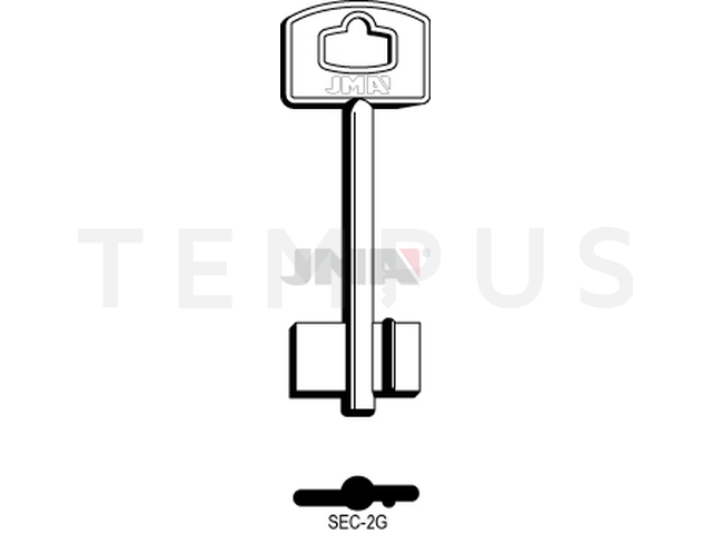 SEC-2G Kasa ključ (Silca 5SCM10 / Errebi 1SEM9) 14330