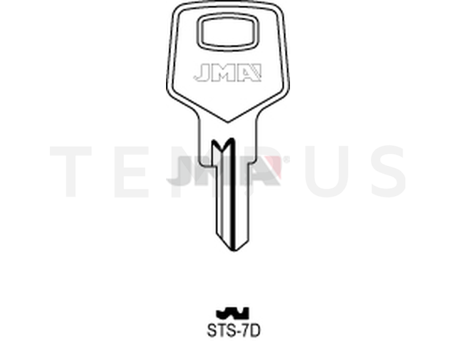 STS-7D Cilindričan ključ (Silca DM110 / Errebi STS6) 13717