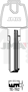 JMA TE-T62 Specijalan ključ (Silca TE19 / Errebi TS20, TS18)