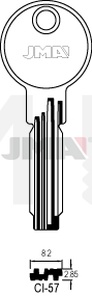 JMA CI-57 Specijalan ključ (Silca CS70 / Errebi C25T)