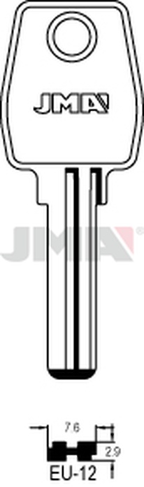 JMA EU-12 Specijalan ključ (Silca EU17 / Errebi EL11)