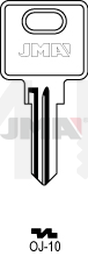 JMA OJ-10 Cilindričan ključ (Silca OJ8R / Errebi OJ10)