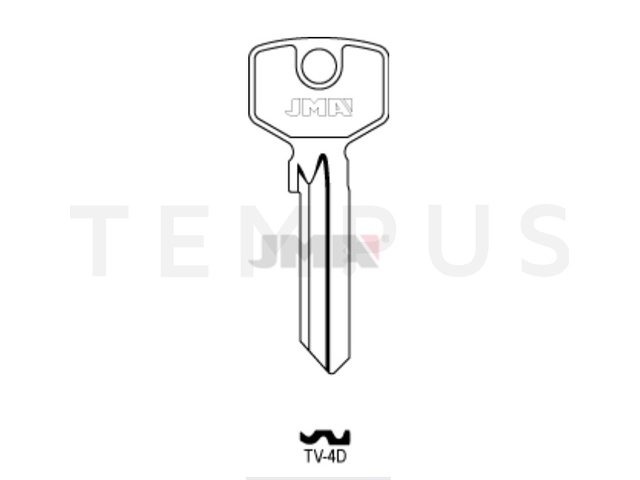 TV-4D Cilindričan ključ (Errebi TV7D) 19837