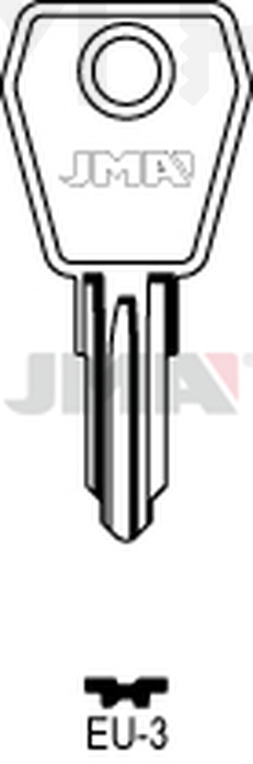 JMA EU-3 Cilindričan ključ (Silca EU9 / Errebi EL7)