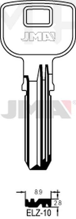 JMA ELZ-10 Specijalan ključ (Silca EL9 / Errebi EZ12)