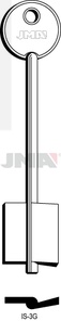 JMA IS-3G Kasa ključ (Silca AUL, 5IE3 / Errebi 2AI2, 2IE3)