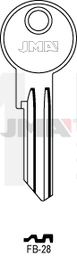 JMA FB-28 Cilindričan ključ (Silca FB14RX / Errebi F28RL)