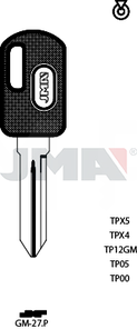 JMA TP00GM-27.P (Silca B97-PT / Errebi T00GM33P)