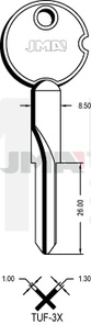 JMA TUF-3X Krstasti ključ (Silca XTF3 / Errebi TFX3)