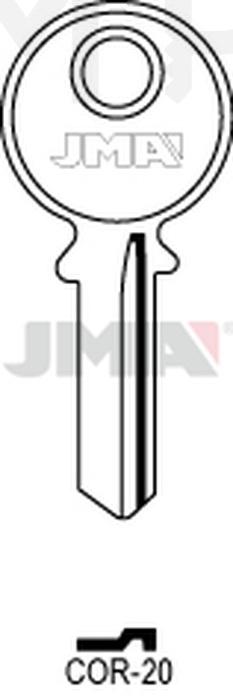 JMA COR-20 Cilindričan ključ