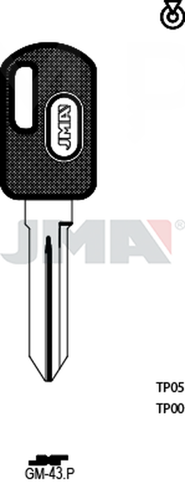 JMA TP00GM-43.P (Silca B103-PT / Errebi T00GM38P)