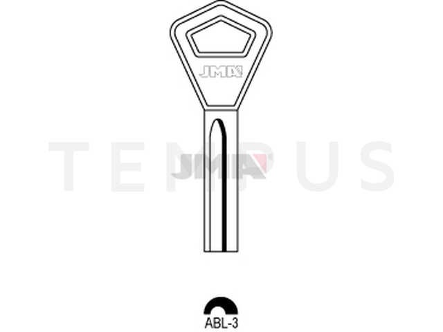 ABL-3 Specijalan ključ (Silca AY14 / Errebi AB4) 12458