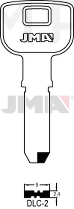 JMA DLC-2 Specijalan ključ (Silca DLC2R / Errebi DLC2R)