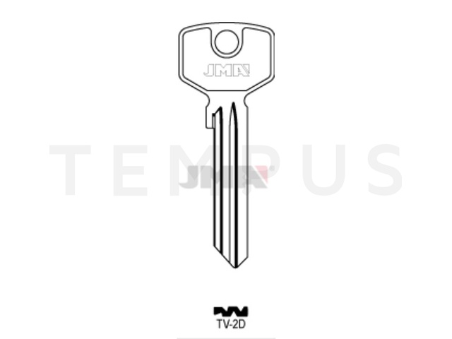 TV-2D Cilindričan ključ (Silca TR8 / Errebi TV3) 19836