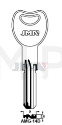 JMA AMG-14D Specijalan ključ (Silca AMG6R / Errebi AMG4)