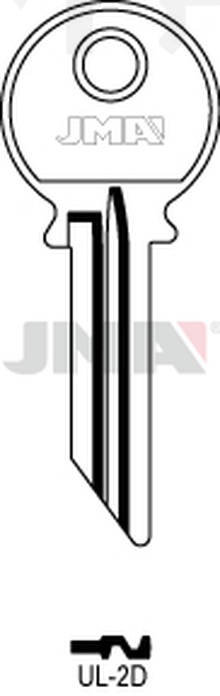JMA UL-2D Cilindričan ključ (Silca CKM1 / Errebi ULN2D)