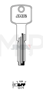 JMA CI-71 Specijalan ključ (Silca CS186 / Errebi C25L, C74*)