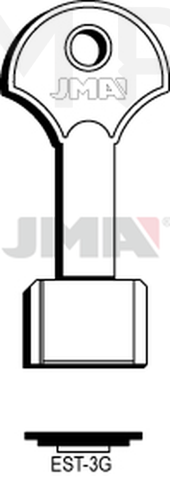 JMA EST-3G Kasa ključ (Silca EPT / Errebi 2ES6)