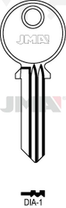 JMA DIA-1 Cilindričan ključ (Errebi DI1)